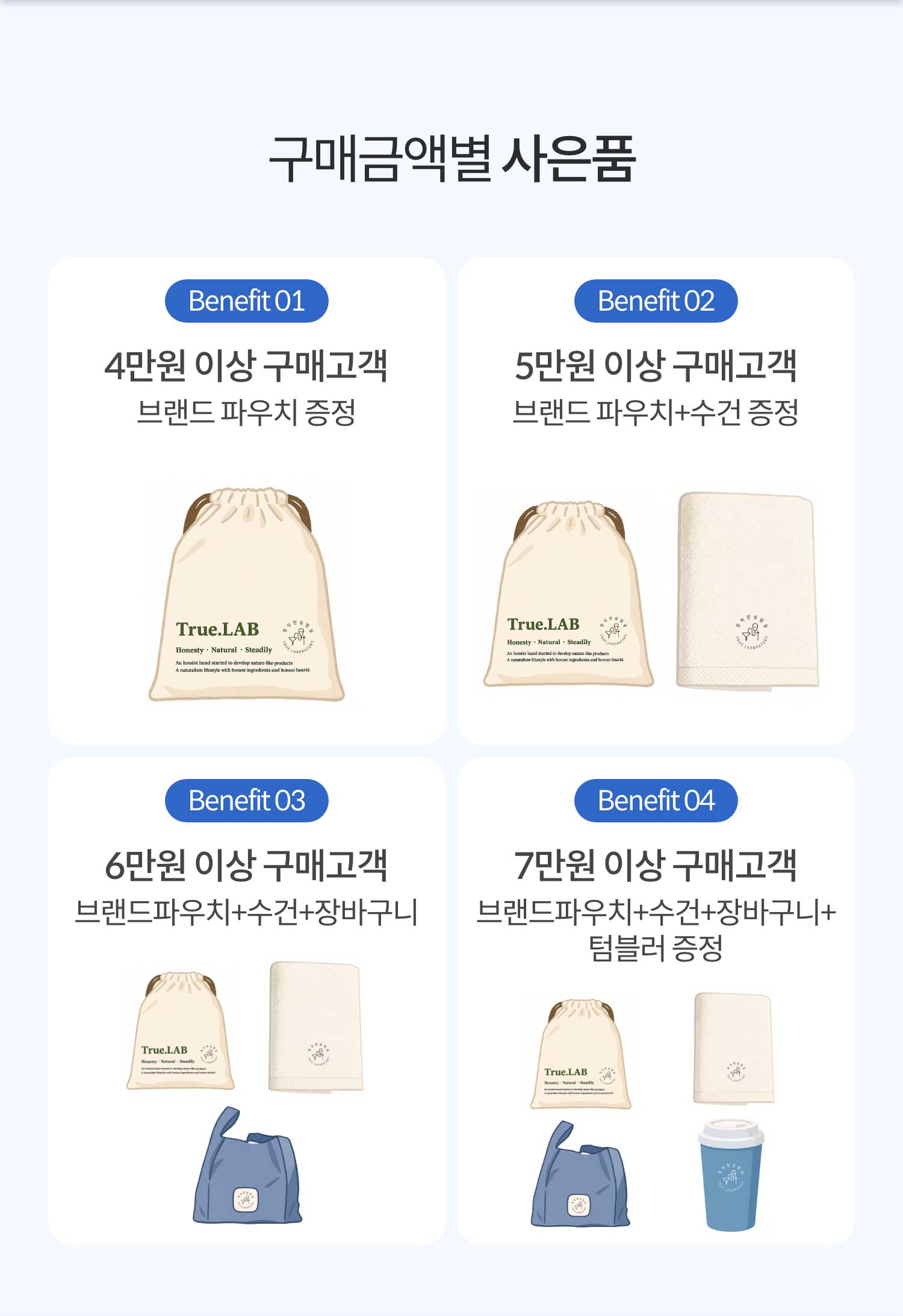 구매금액별 사은품