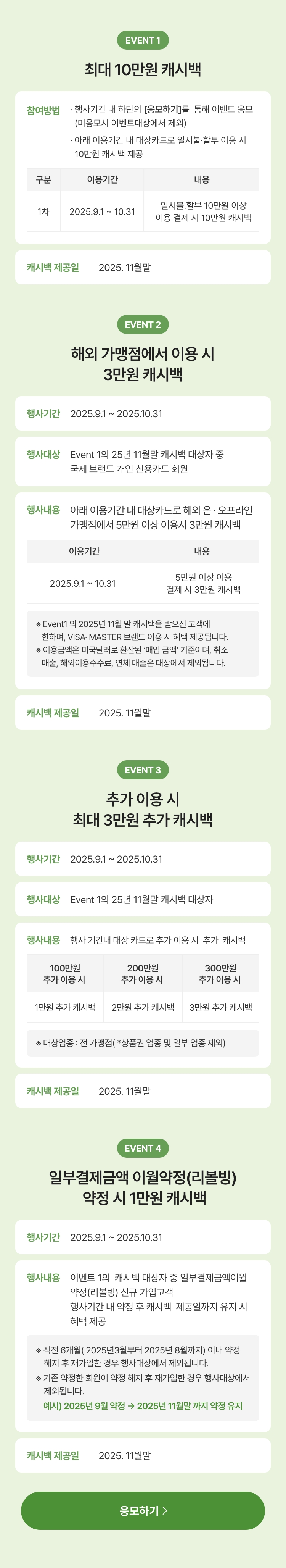해외이용 3만 캐시백 증정